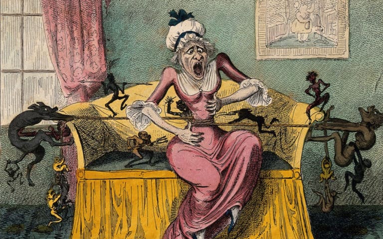 Lady with Cholic